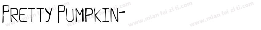 Pretty Pumpkin字体转换